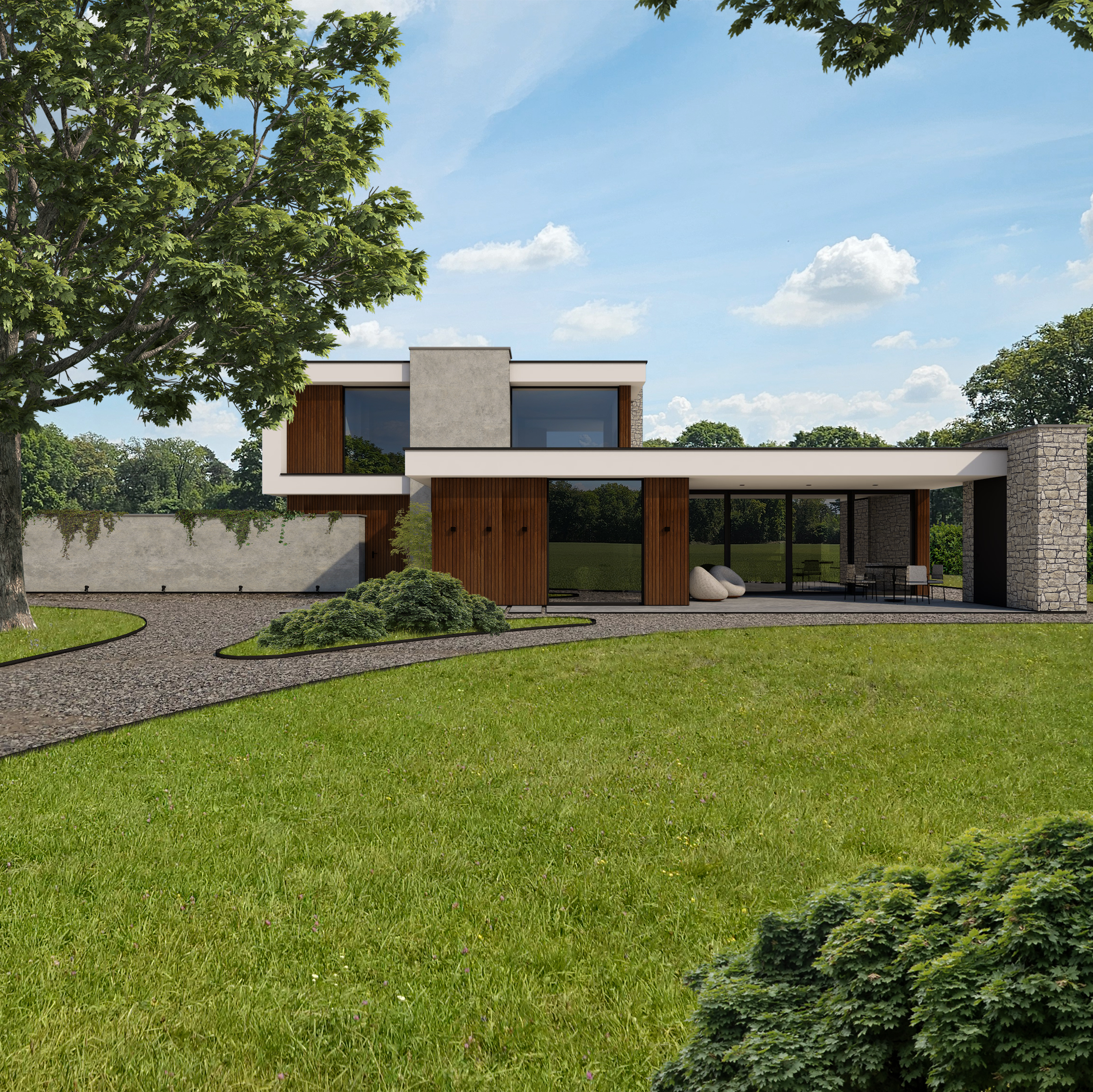 Ontwerp Villa I in Bavel